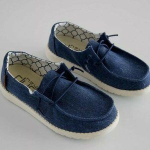 NEW Kid's Hey Dude Girls Wendy Sparkling Denim